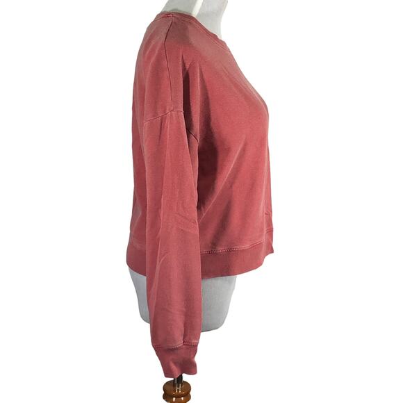 Rivet & Thread Madewell Women's Pullover Sweatshirt Pink SIZE Small - Picture 2 of 5